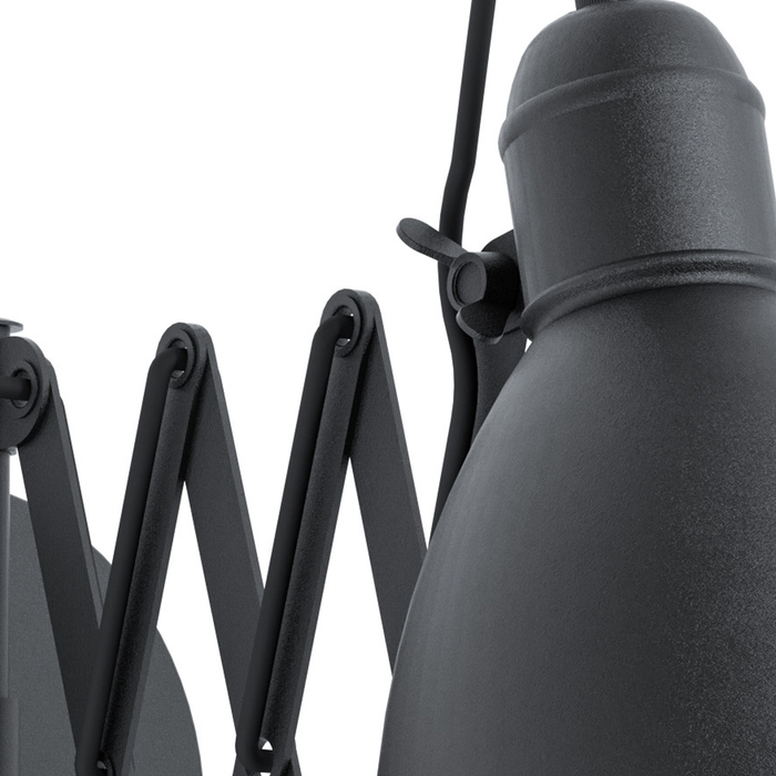 EGLO Treburley Wandlamp - E27 - 65 cm - Zwart|Goud