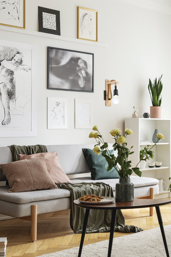 EGLO Rampside Wandlamp - 1 lichts - E27 - Zwart - Bruin