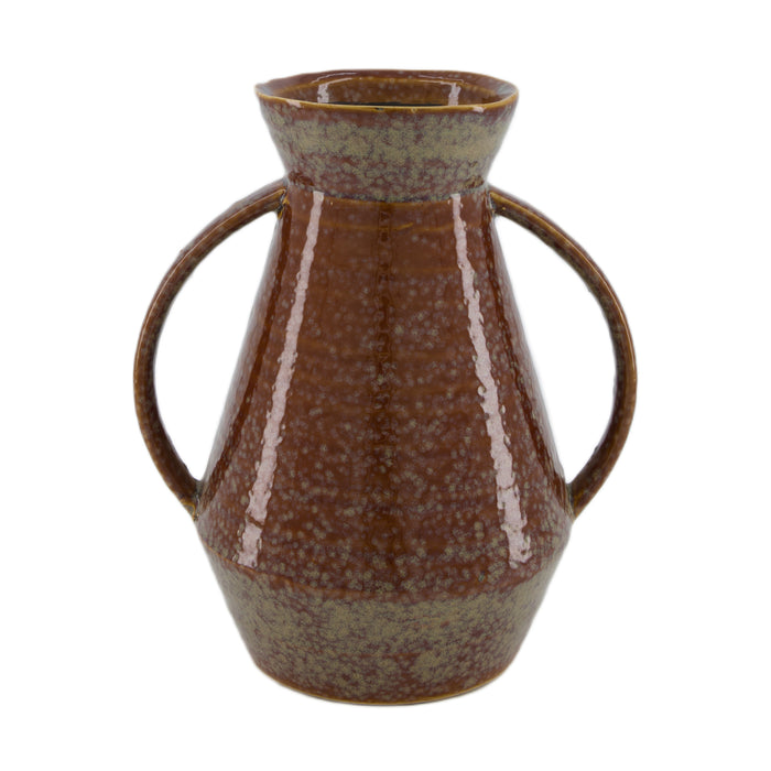 Dijk Natural Collections-Vaas keramiek-Bruin-19.5x15.5x24