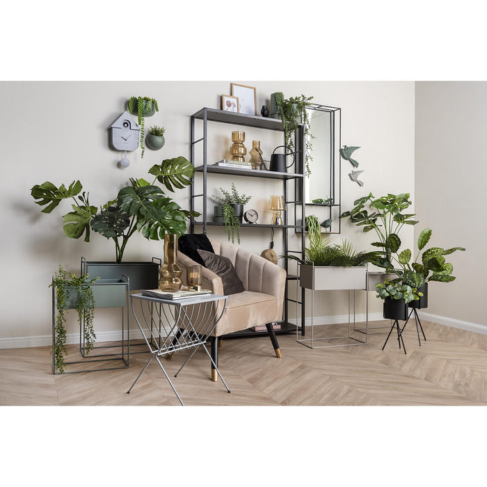 present time - Plant pot set Essence straight iron jungle green