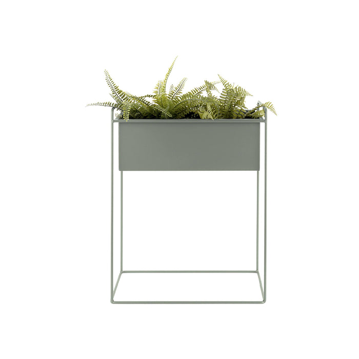 present time - Plant pot set Essence straight iron jungle green