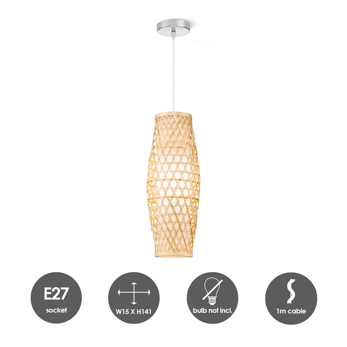 Home sweet home Hive Hanglamp 15 - Nature rotan