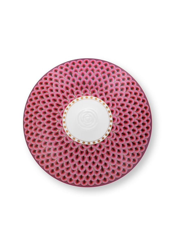 Pip Studio Flower Festival Voorraadpot - Donkerroze - 1.5ltr