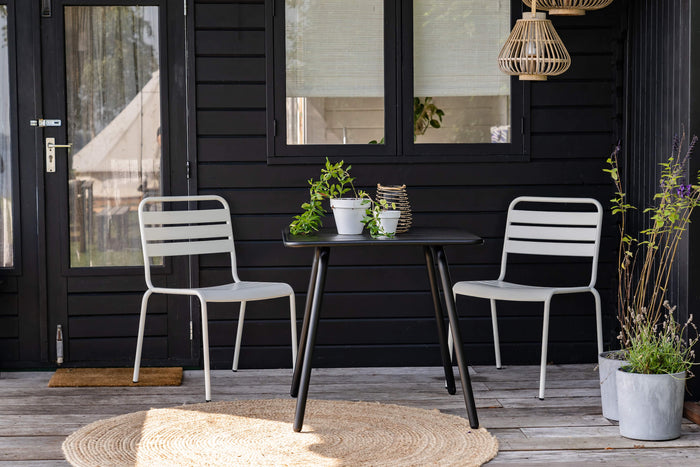 MaximaVida Max metalen tuistoel wit