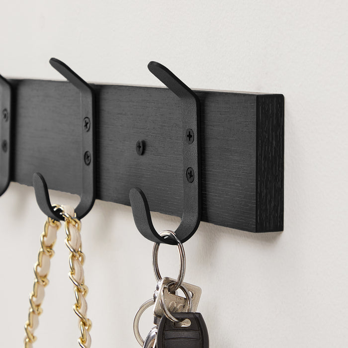 ACAZA Wandkapstok Zwart