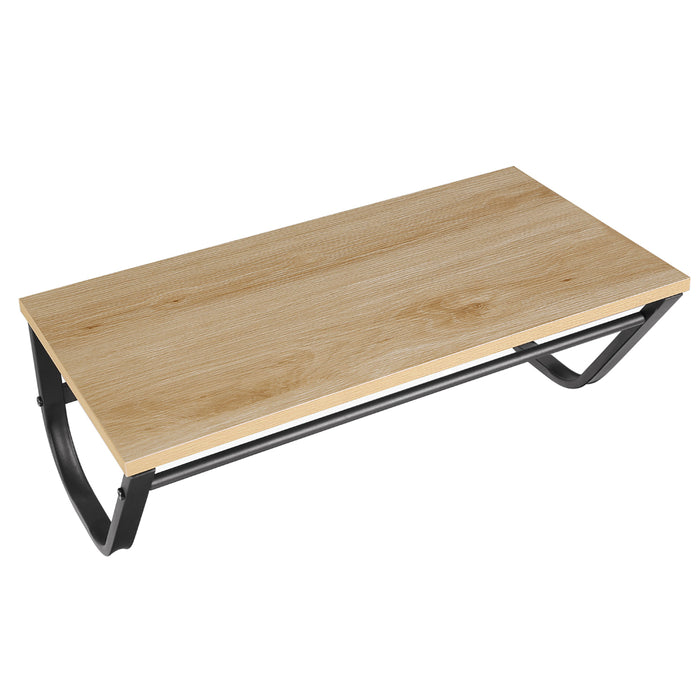 Kapstok voor de Muur of Wand - Wandkapstok met Haken in Lichte Eik Kleur - 60 cm Lang