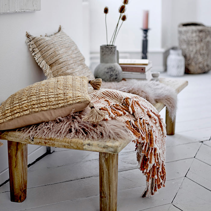 Bloomingville Febbie Sierkussen - Naturel Katoen