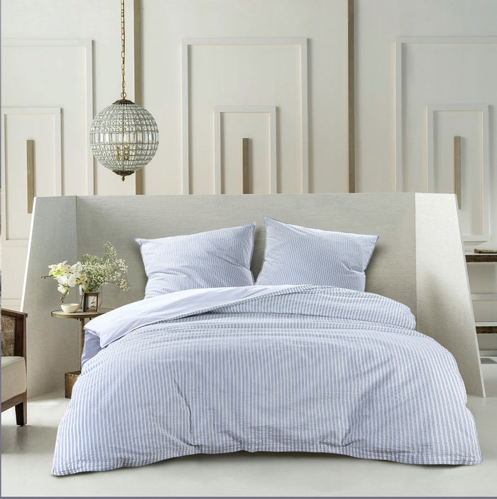 Papillon Marseille dekbedovertrek 240x200|220 cm lichtblauw