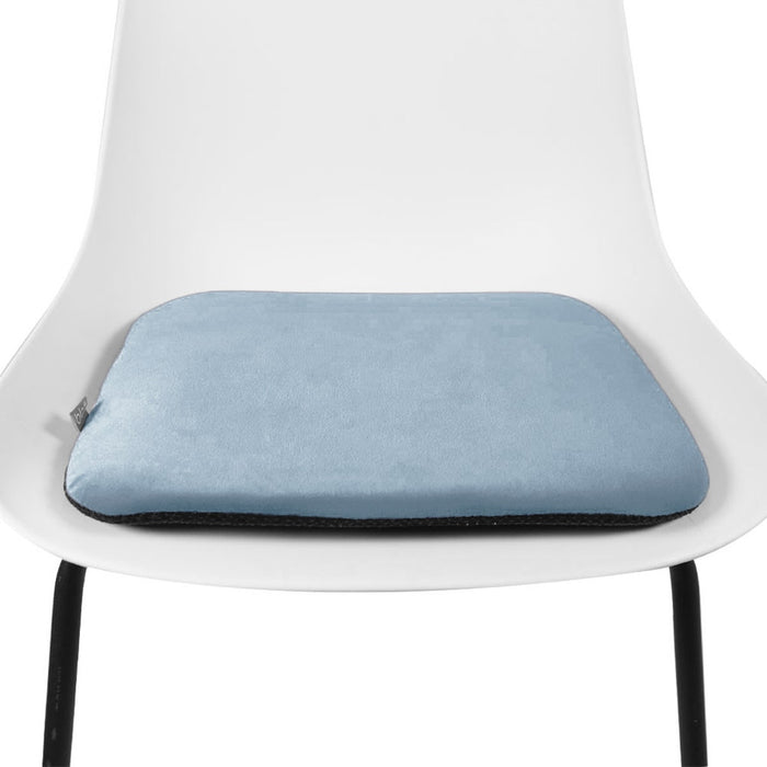 Nolon Jul Vierkant Stoelkussen Velvet Lichtblauw