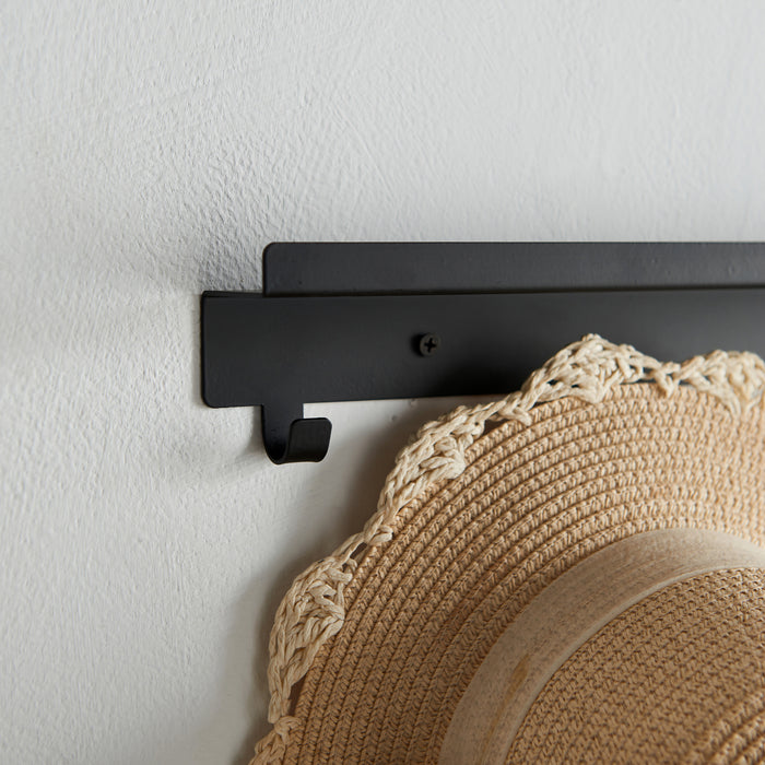 ACAZA Wandkapstok Zwart