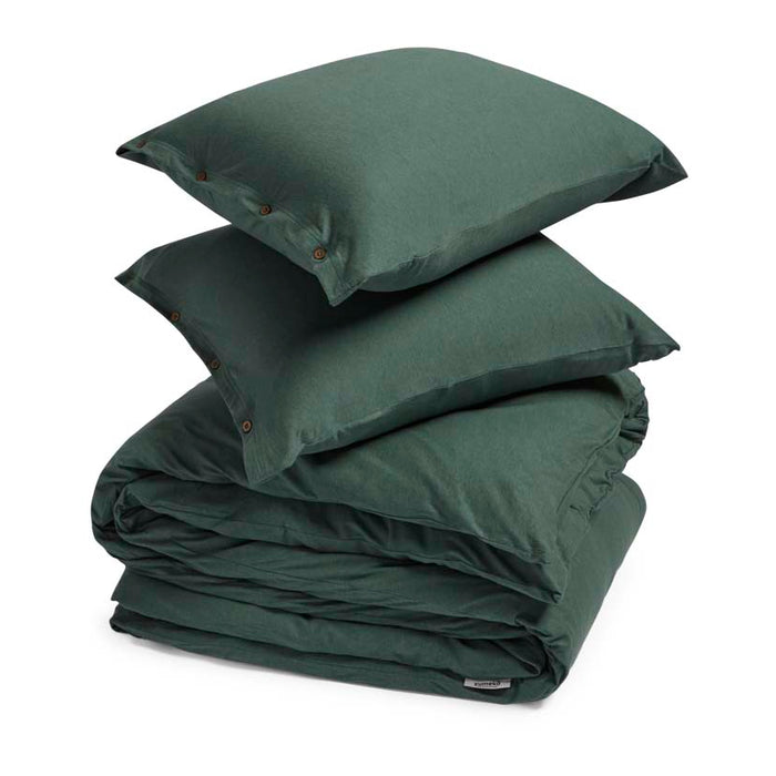 Yumeko overtrekset jersey pine green 200x220 + 2|60x70