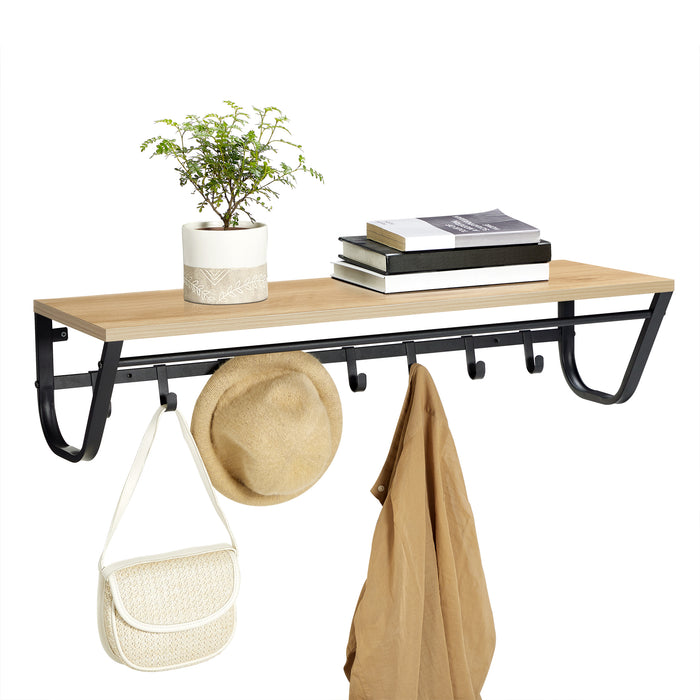 ACAZA Wandkapstok Lichte eik