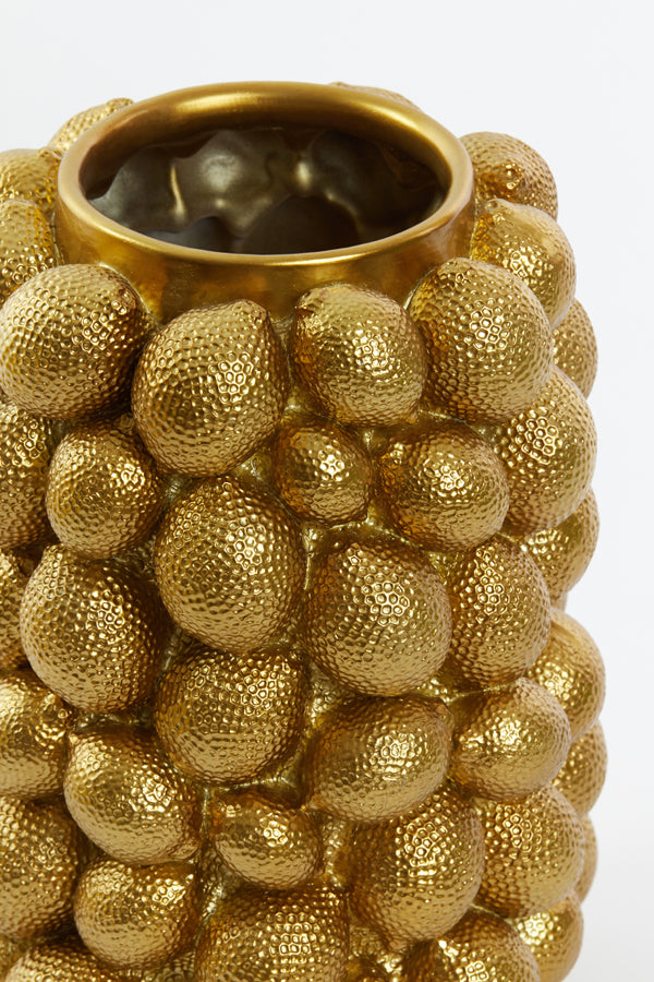 Light & Living Light&living Vaas deco Ø23,5x33 cm LEMON antiek brons