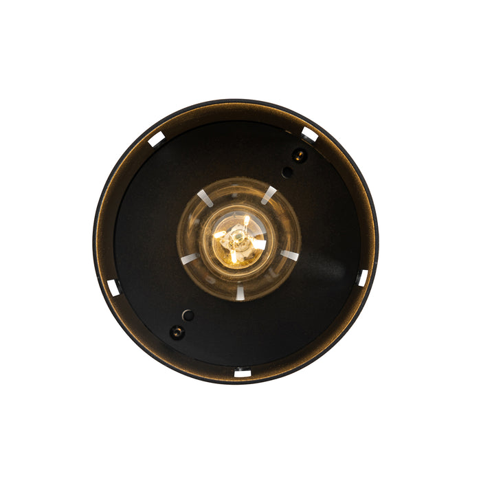 QAZQA Design plafondlamp zwart met lichteffect - Yana