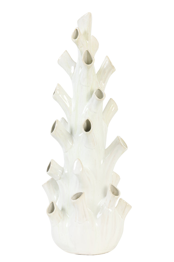 Light & Living - Vaas RAM - 20.5x20.5x55 - Wit