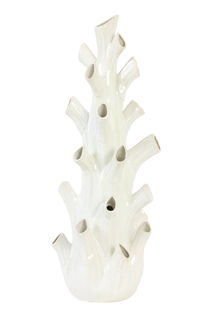 Light & Living - Vaas RAM - 20.5x20.5x55 - Wit