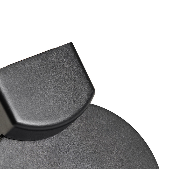 QAZQA Buiten wandlamp zwart incl. LED IP54 bewegingssensor - Esmee