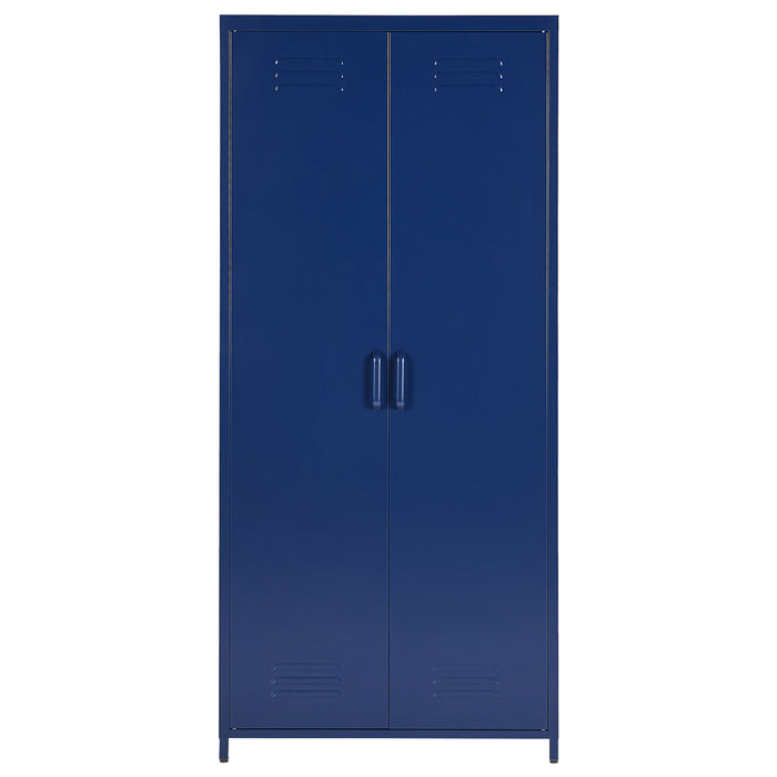 Beliani - VARNA - Kantoorkast - Marineblauw - Staal