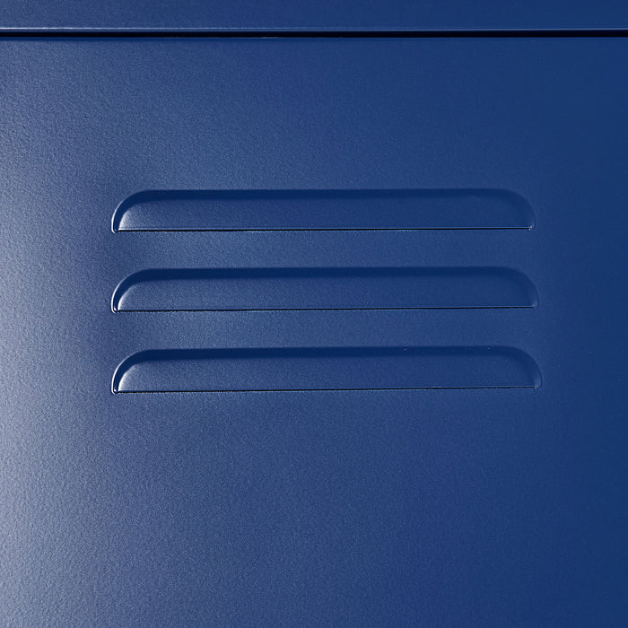 Beliani - VARNA - Kantoorkast - Marineblauw - Staal