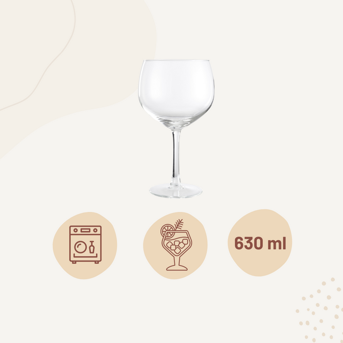 Orange85 Gin Tonic Glazen Set van 4 630 ml