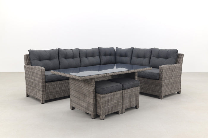 Garden Impressions Jaru lounge dining set R - extra luxe kussens