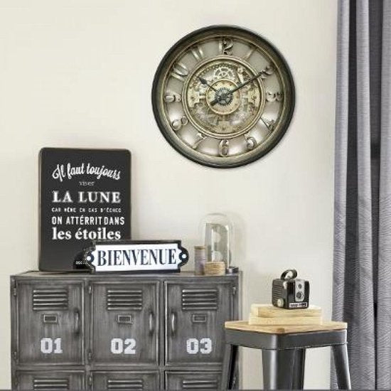 Atmosphera - Industriële wandklok - Diameter 51cm