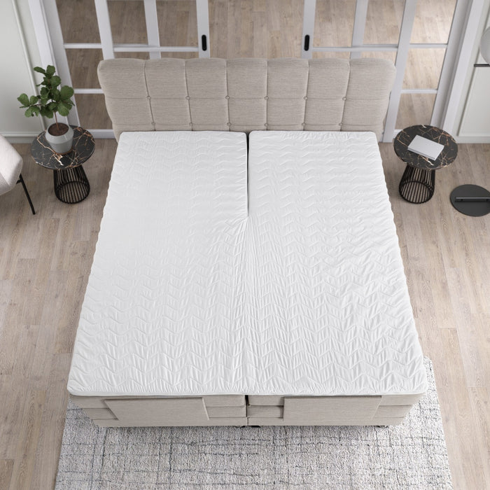 Elektrische Boxspring Arizona Compleet - beige