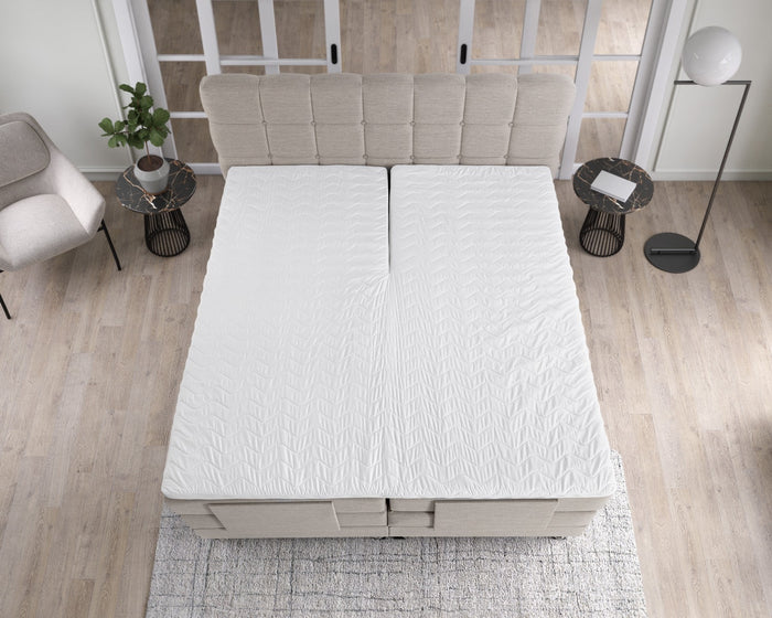 Elektrische Boxspring Arizona Compleet - beige