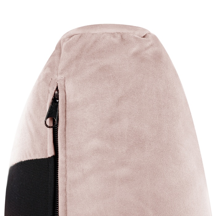 Beliani-MELLE -Tweepersoonsbed-Pastelroze-180 x 200 cm-Fluweel