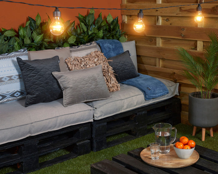 In The Mood Collection Mick Palletkussens - L120 cm - Beige