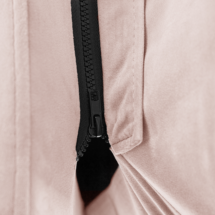 Beliani-MELLE -Tweepersoonsbed-Pastelroze-160 x 200 cm-Fluweel