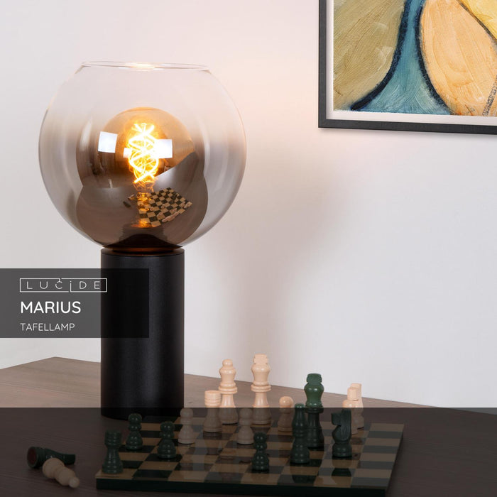 Lucide MARIUS Tafellamp - Zwart