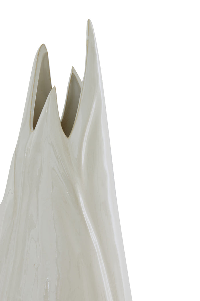 Light & Living - Vaas TULIPAN - 20.5x18.5x55.5cm - Wit