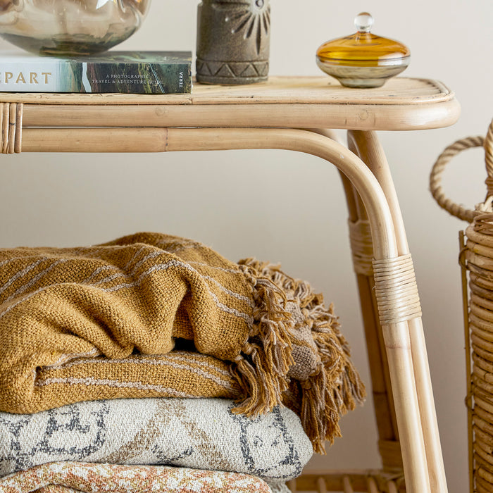 Bloomingville Ginna Plaid - Bruin Recycled Katoen