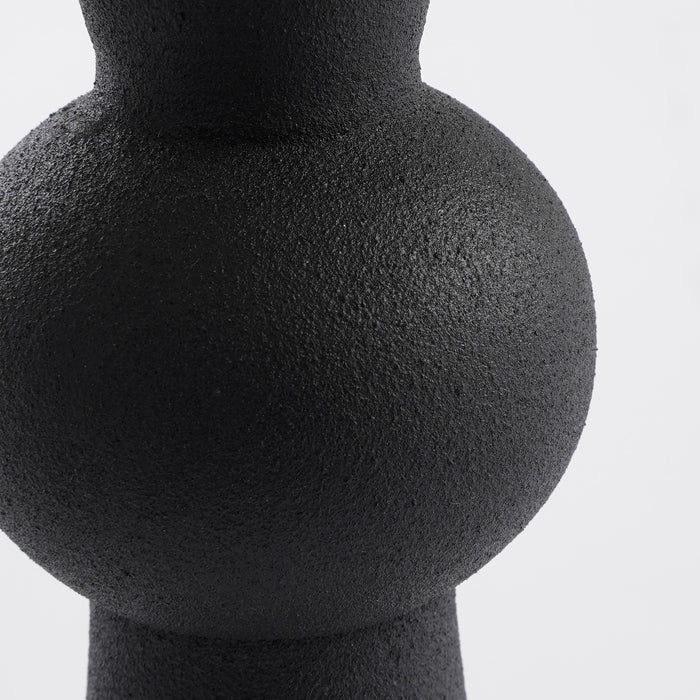 Mica Decorations Strada Kandelaar - H20 x Ø6 cm - Zwart