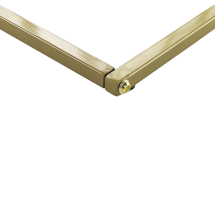 Beliani - PANDALE - Bijzettafel - Wit - IJzer