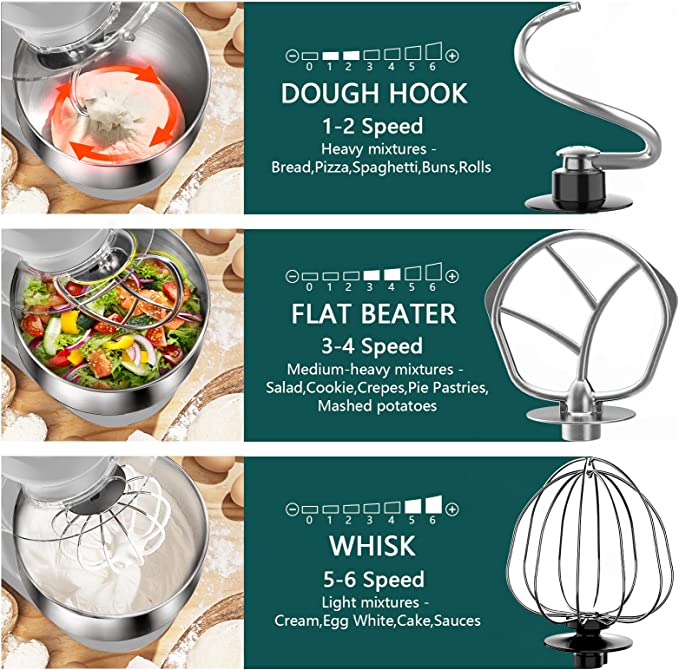 Royalty Line Keukenmachine - keukenrobot - (4.5 L) - 1600W - Silver