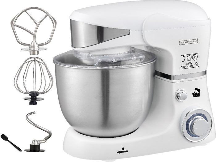 Royalty Line Keukenmachine - keukenrobot - (4.5 L) - 1600W - Silver