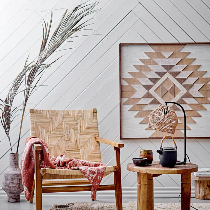 Bloomingville Giuseppa Plaid - Bruin Katoen