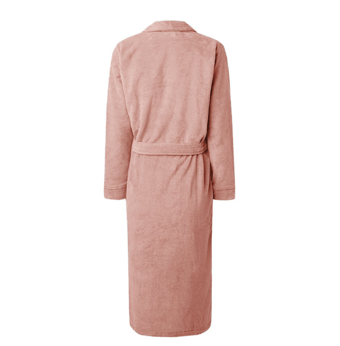 LINNICK Pure Badjas Velours rose L