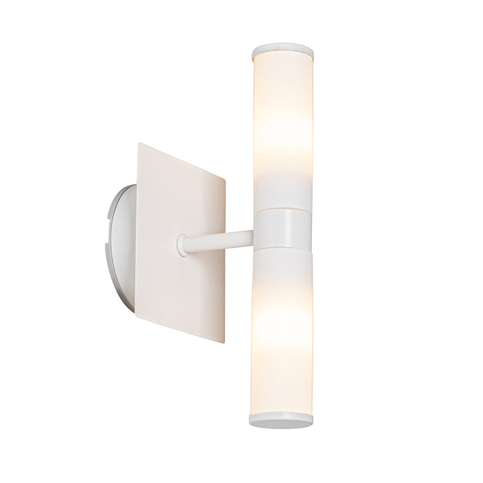 QAZQA Moderne badkamer wandlamp wit IP44 2-lichts - Bath