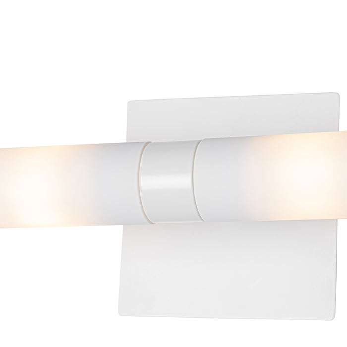 QAZQA Moderne badkamer wandlamp wit IP44 2-lichts - Bath