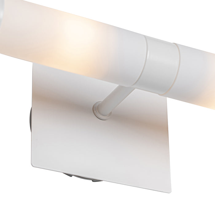 QAZQA Moderne badkamer wandlamp wit IP44 2-lichts - Bath