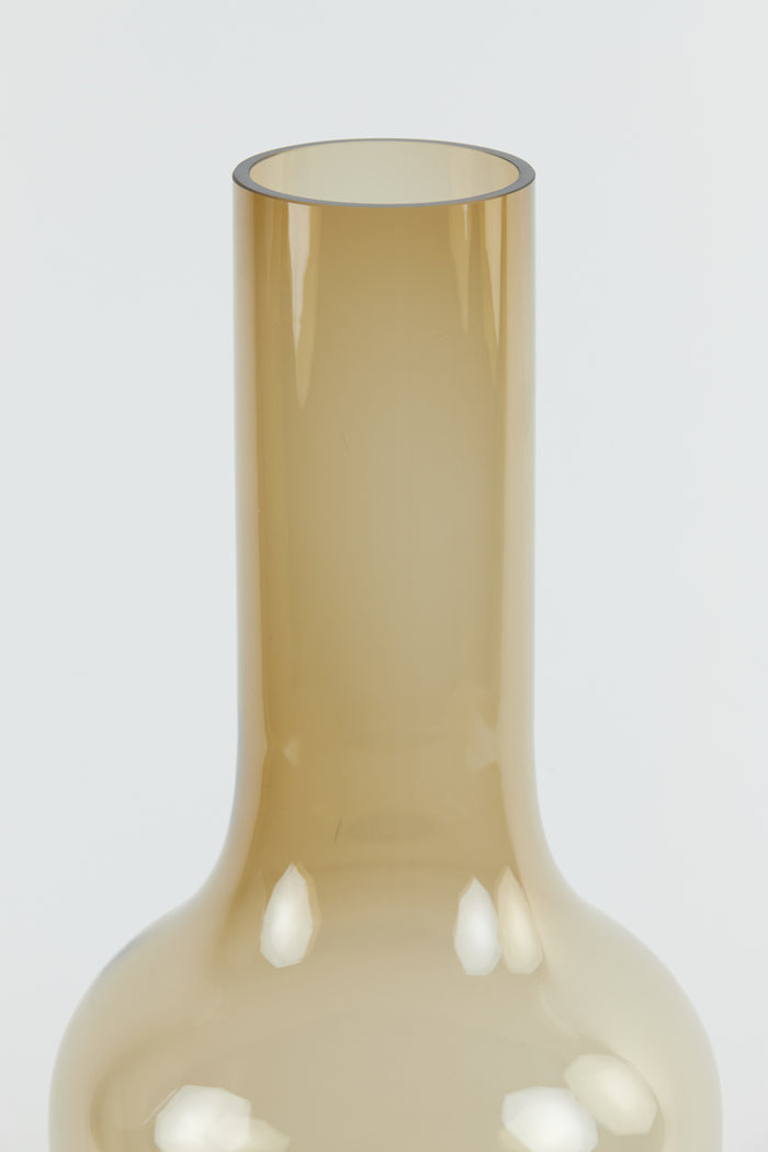 Light & Living Light&living Vaas Ø28x62,5 cm KAELA glas bruin