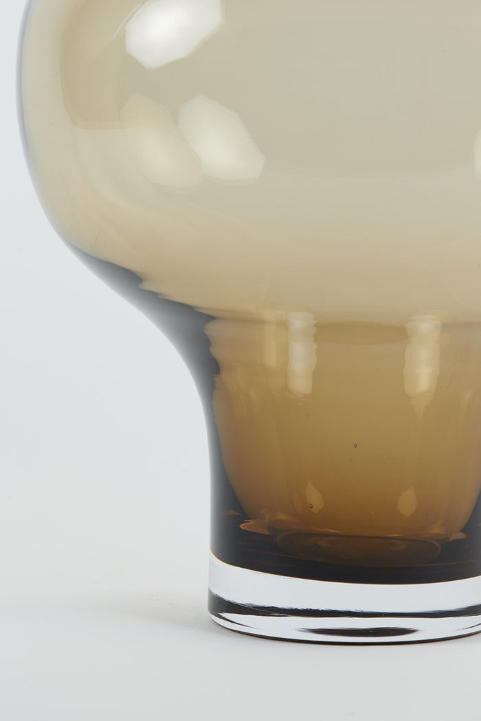 Light & Living Light&living Vaas Ø28x62,5 cm KAELA glas bruin