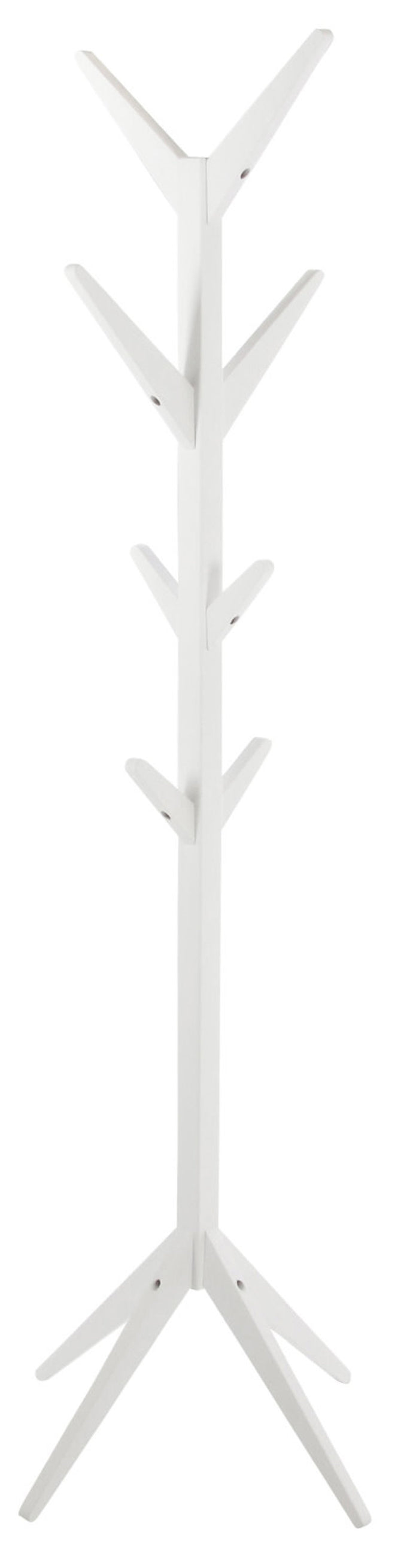 Hioshop Ascend - Kledingrek Kapstok staand - Wit.