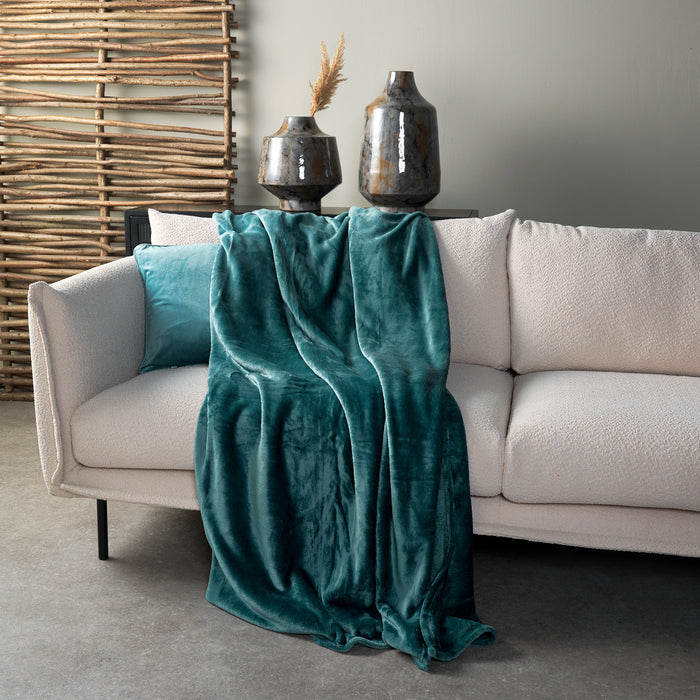 Dutch Decor plaid CHARLIE - 200x220 cm Sagebrush Green