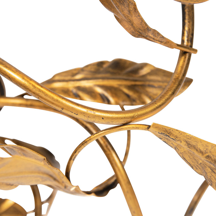 QAZQA Vintage hanglamp antiek goud 6-lichts - Linden