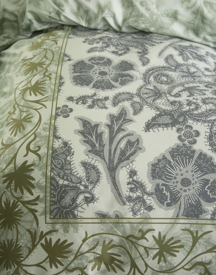 Essenza Maere Dekbedovertrek 240 x 220 cm - Comforting Green