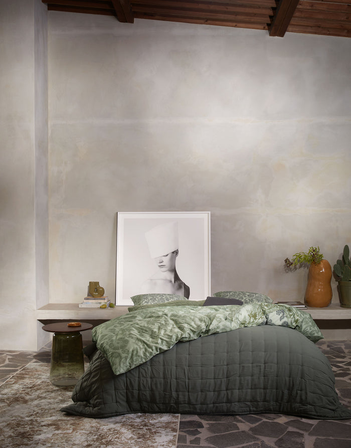 Essenza Maere Dekbedovertrek 140 x 220 cm - Comforting Green